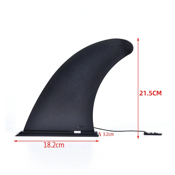9 inch caudal fin with latch