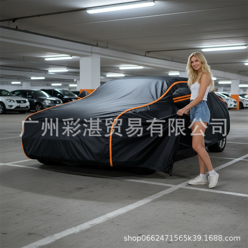 Cross-Border Foreign Trade Universal Car Cover Oxford Cloth Waterproof Sun Protection Anti-Scratch Car Dust Cover Full Car Cover