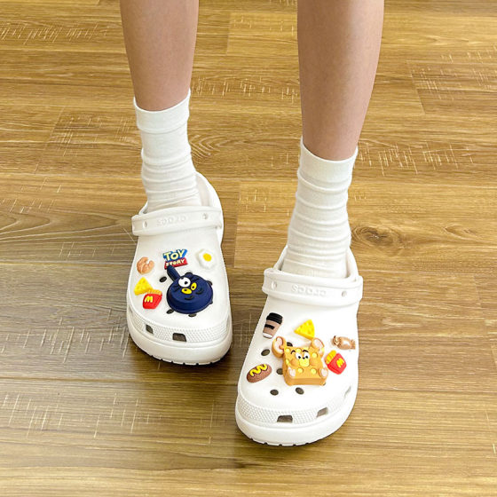 [cat and mouse series 2] hole shoes shoe flower detachable diy cartoon accessories shoe buckle factory in stock