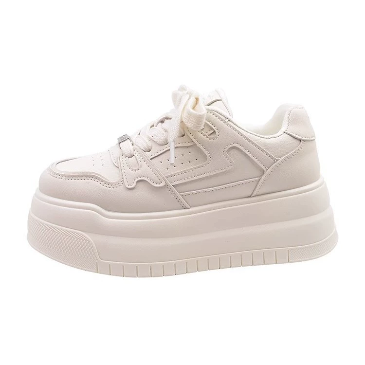Белые кроссовки на платформе, летняя спортивная обувь для отдыха, Off white, размеры 35-40