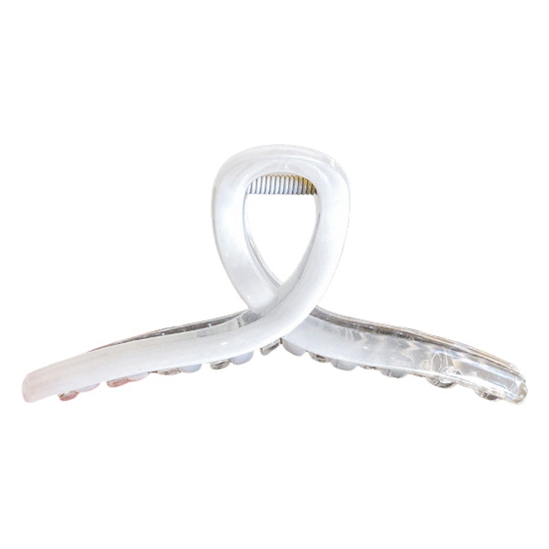 13cm de gran tamaño clip de pelo transparente de la mujer Cabeza trasera Volumen de pelo clip de tiburón accesorios para el cabello horquilla clip de pelo tocado