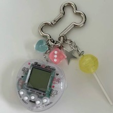 原创小众时髦miu风机车包包挂件车钥匙扣情侣款包挂饰电子游戏机