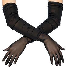 O 28995 Thin Long Finger Silk Gloves ����������ָ��˿����