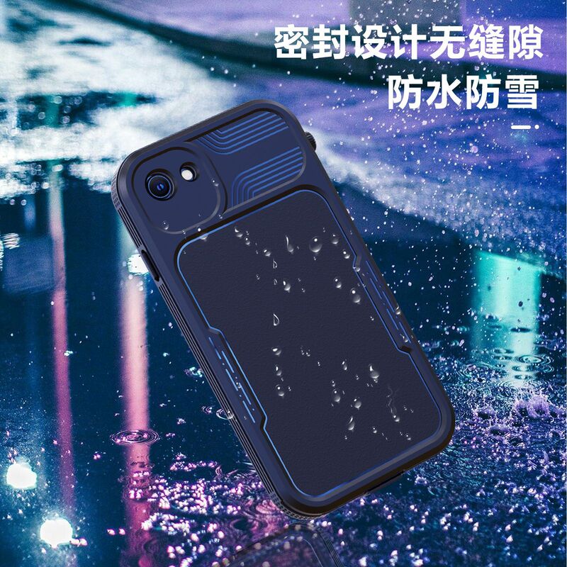 Cross-Border Waterproof Case Suitable for Apple Se 2023 Mobile Phone, Anti-Fall, Sports and Swimming, Iphone7/8 Mobile Phone Full Package