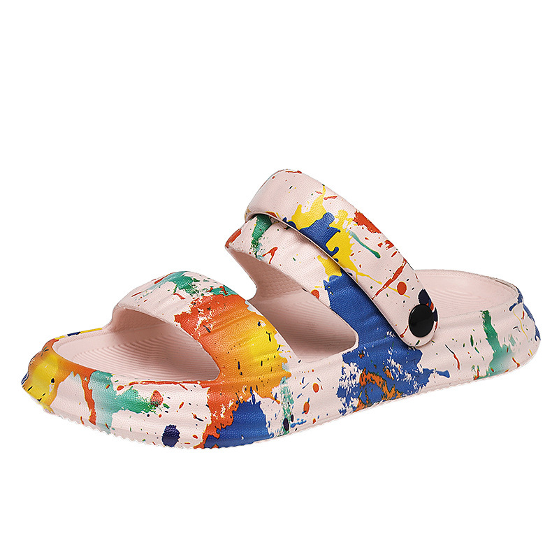 Zapatillas EVA de verano 2025 nuevas zapatillas de playa antideslizantes y resistentes al desgaste para hombres y mujeres