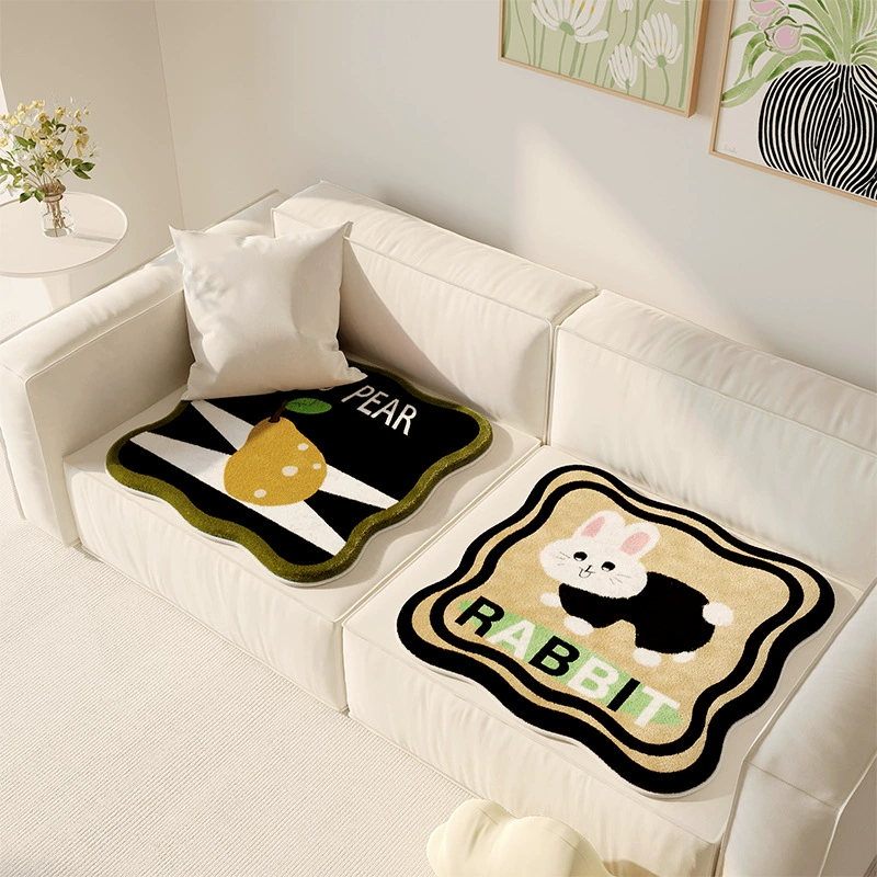 Winter plush non-slip sofa for students