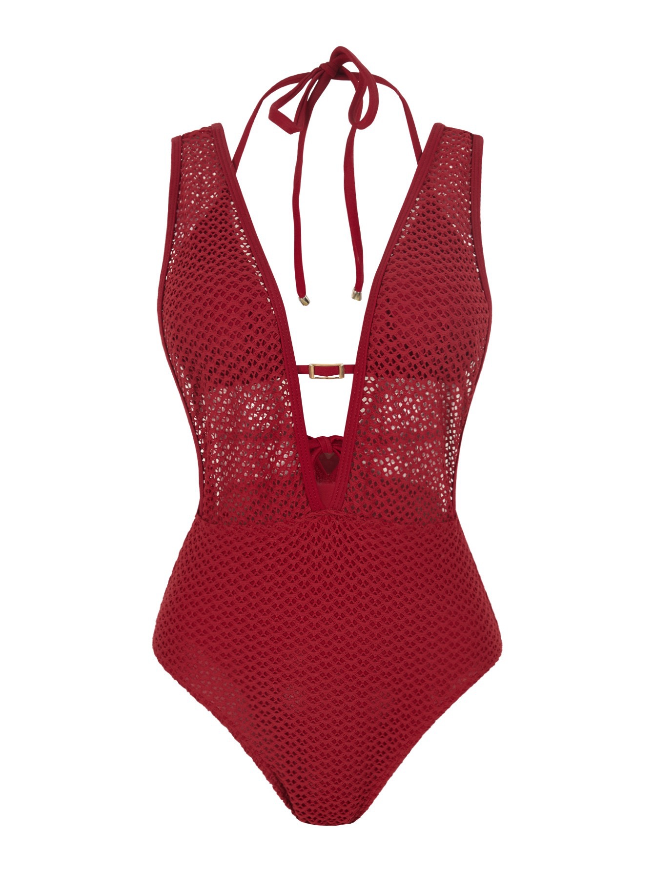 Nuovo stile bikini da donna europeo-americano in rete traspirante e altamente elastico, costume da bagno due pezzi, molto venduto in Russia_voghion.com
