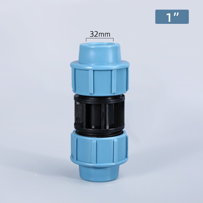 Conector de tubería de agua de plástico PE accesorios de tubería de conexión rápida PE reparación de emergencia cable interno codo PE Conexión de tarjeta rápida cable externo tee al por mayor