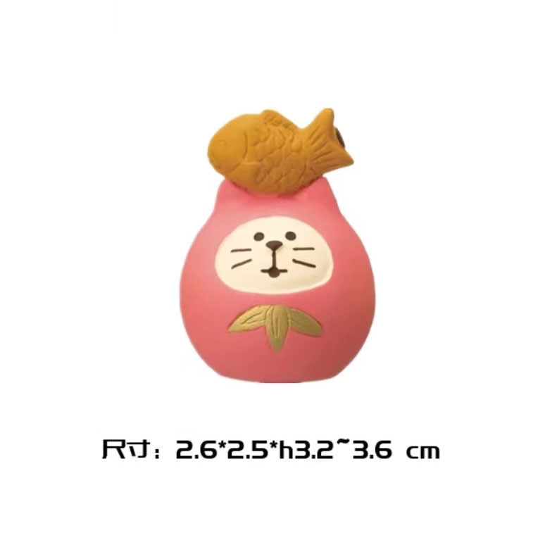 물고기 달마 고양이