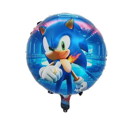 New Sonic Aluminum Film Balloon Children's Toy Party Decorative Balloon Wholesale