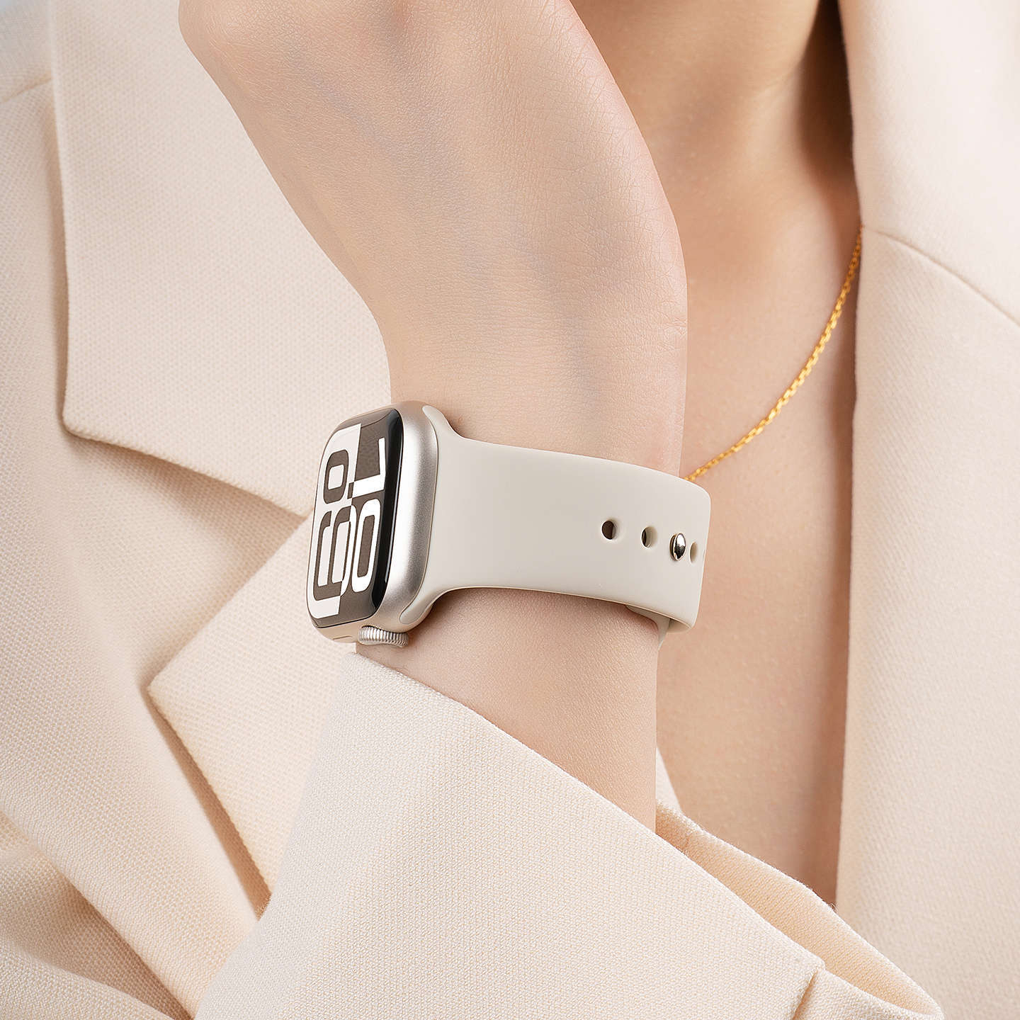 Aplicable a iwatch10, S11 silicona S9 mujer S8 nueva pulsera ultra3 se3 avanzada S7