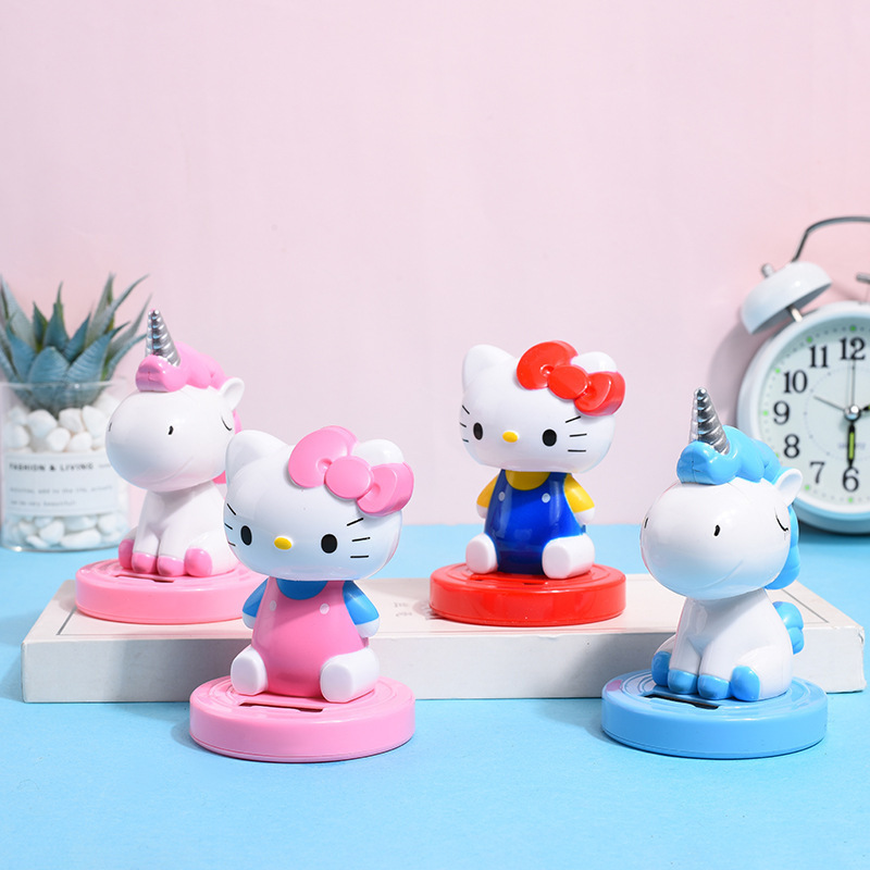 Hot selling solar doll car ornaments cartoon cat car accessories gifts children's toys a generation of hair Hot selling solar doll car ornaments cartoon cat car accessories gifts children's toys a generation of hair
