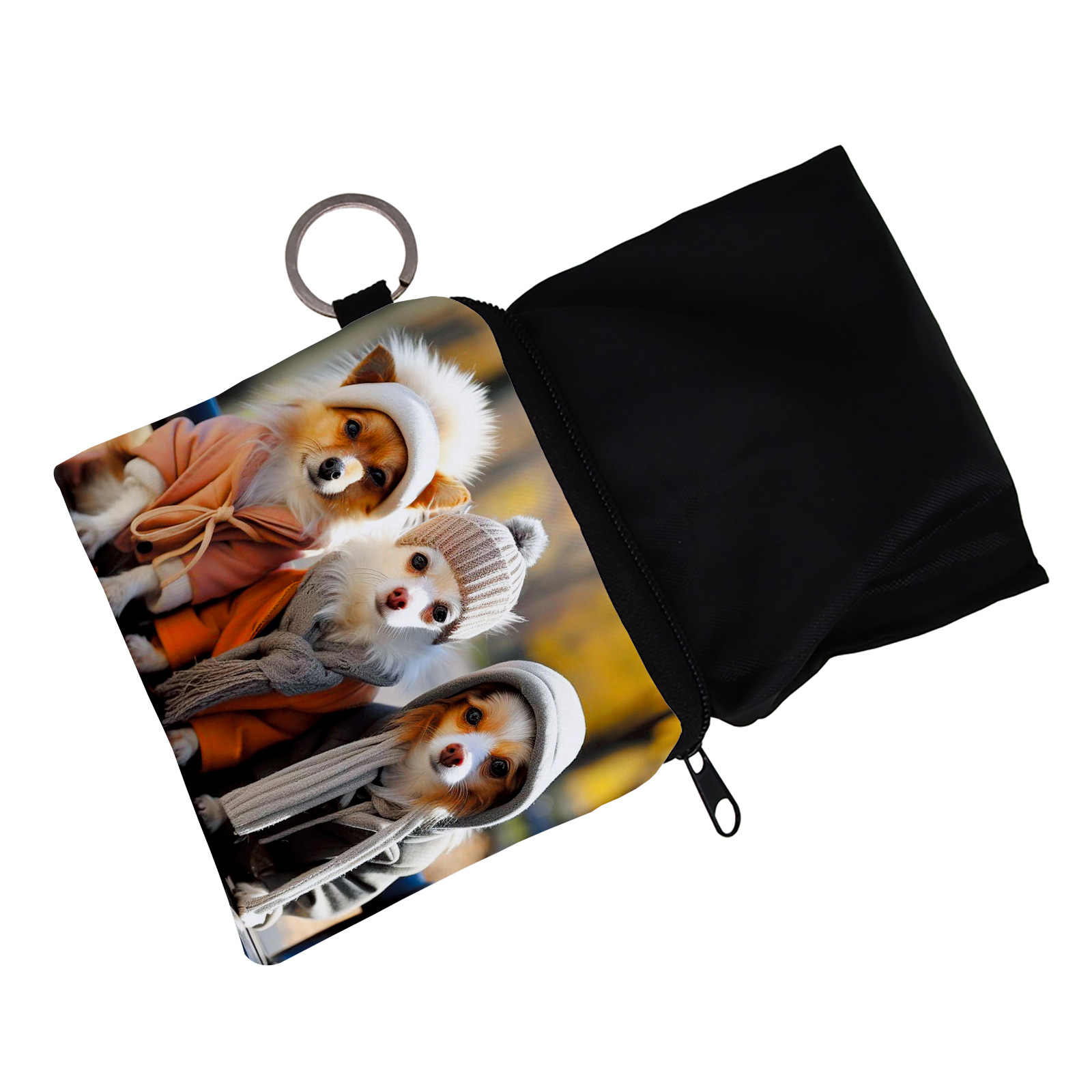 15g Weight Zipper Closure Type Coin Purse Bags Type Casual, Daily Occasion Polyester Material Animal, Cartoon Pattern All Seasons Season Unisex Gender Casual, Cute Style Square Shape Unisex Animal Cartoon Polyester Zipper Coin Purses 10