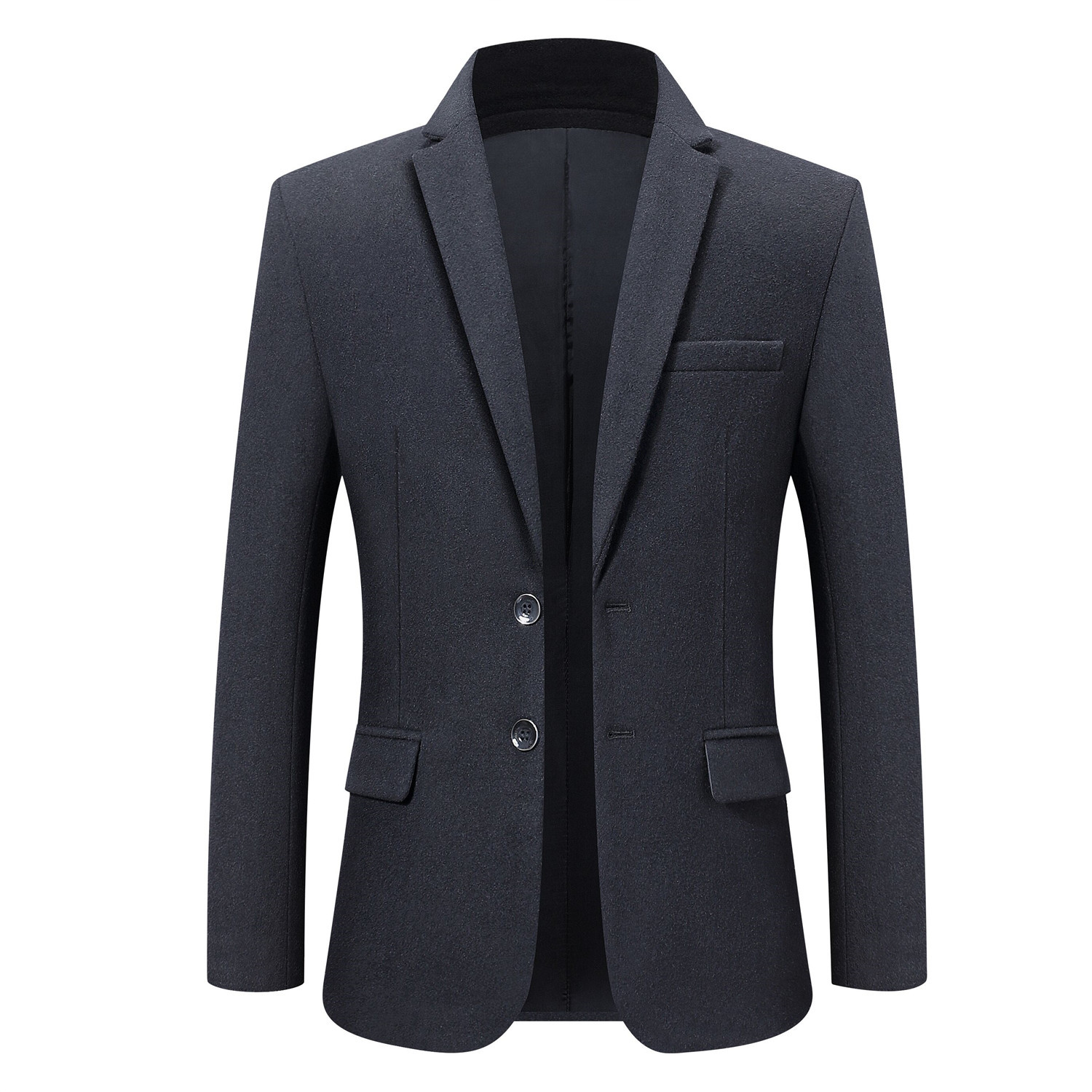 2023 Otoño e Invierno nuevos hombres traje de mediana edad papá de los hombres traje engrosado casual chaqueta de los hombres al por mayor