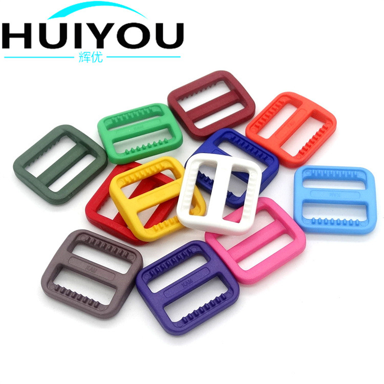 20mm Color Plastic Day Buckle Three-gear Square Adjustable Buckle Luggage Adjustable Buckle Pet Belt Day Buckle