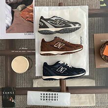 THEMANDAGO复古真皮网面透气厚底休闲运动鞋软底舒适老爹鞋