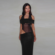 YL25010MHO�W�����Q�Ը�ƴ��һ�ּ��B��ȹ2025�����¿�����Ů�b��