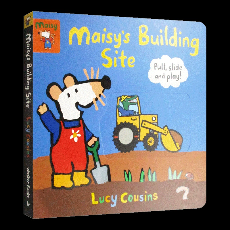 Maisy растёт в саду, мышки Бобо, английская иллюстрированная книга в твёрдой обложке