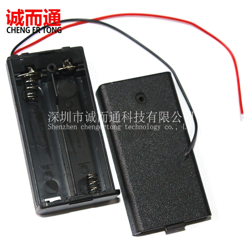 Завод прямых поставок батарейный отсек 2 Секция 5 с переключателем с крышкой может содержать 2 секции 5 батареи с толстым проводом