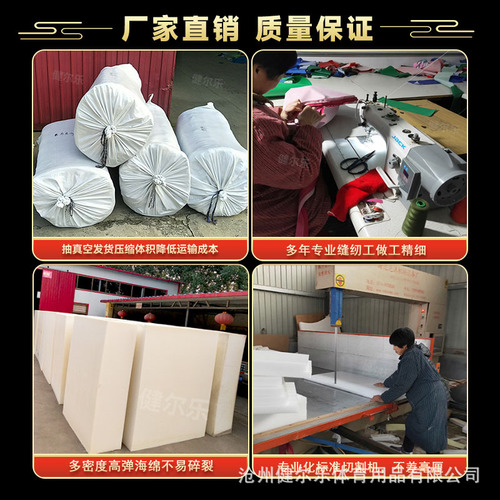 Diving Mat for High Jump, Rebounding Mat for Vaulting, Foldable High-Elasticity Thick Canvas Gymnastic Mat