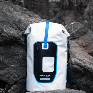 Outdoor Waterproof River Tracing Bag Customized Waterproof Bag Dry and Wet Separation Backpack Pvc30L Swimming Mountaineering Bag