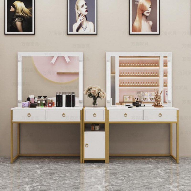 Modern Minimalist Dressing Table, Professional Barber Shop Dressing Table, New Style Bedroom Dressing Table for Small Apartments