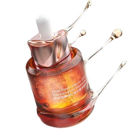 Material de embalaje de vidrio de aceite esencial de aceite esencial de rosa de 30ml en stock