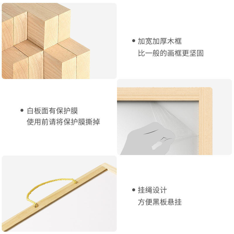 Colgante pizarra de doble cara pizarra pequeña casa enseñanza borrable pizarra magnética de un solo lado niños graffiti