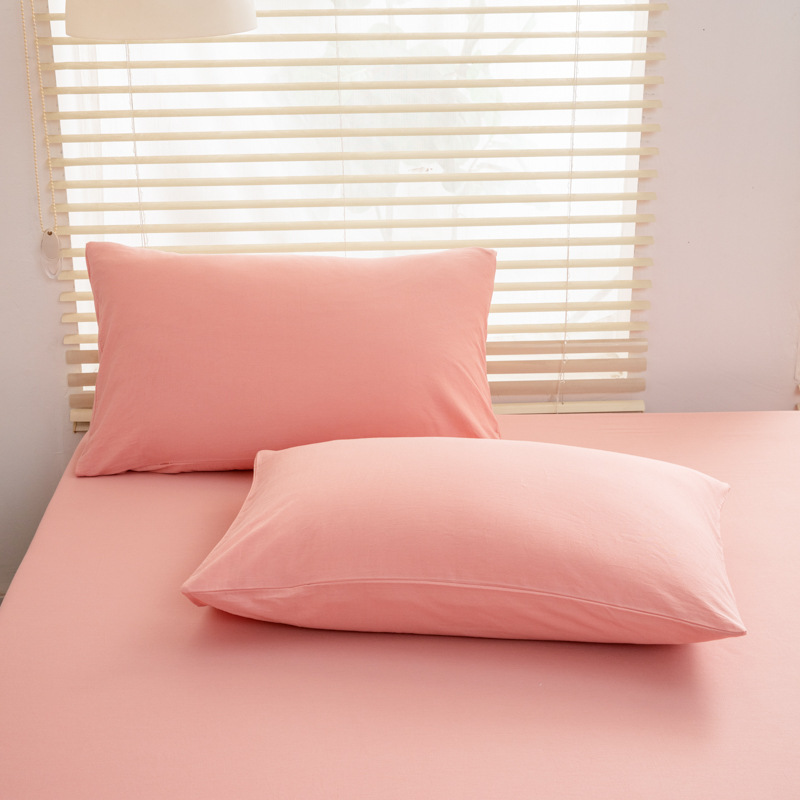 Cuerpo de almohada de lavado japonés de algodón 40 cubas de almohada de piel de algodón un par de cubas de almohada de twill