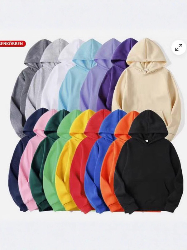 2025 New Hooded Sports Thick Men's Classy Sweatshirt Pullover Loose Casual Trendy Export Men's Clothing