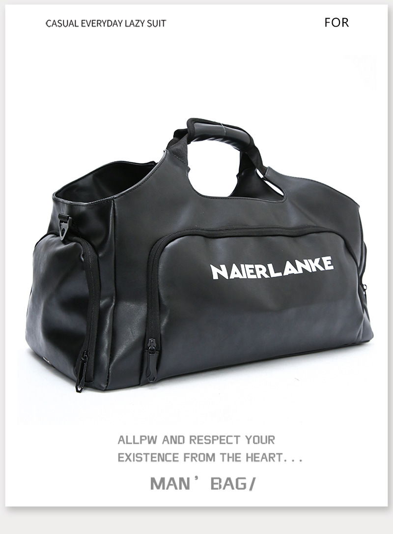 Sac de voyage grande capacité avec compartiment chaussures_voghion.com