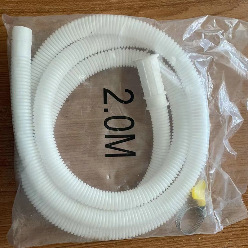 Tubería de agua de entrada de lavadora semiautomática Manguera de extensión extendida para el hogar Tubería de agua con interfaz corrugada Tubería de drenaje de aire acondicionado image 2