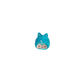 Classic ice transparent three-dimensional luminous KIKI rabbit diy resin crafts desktop creative ornaments cartoon tide play blind bag