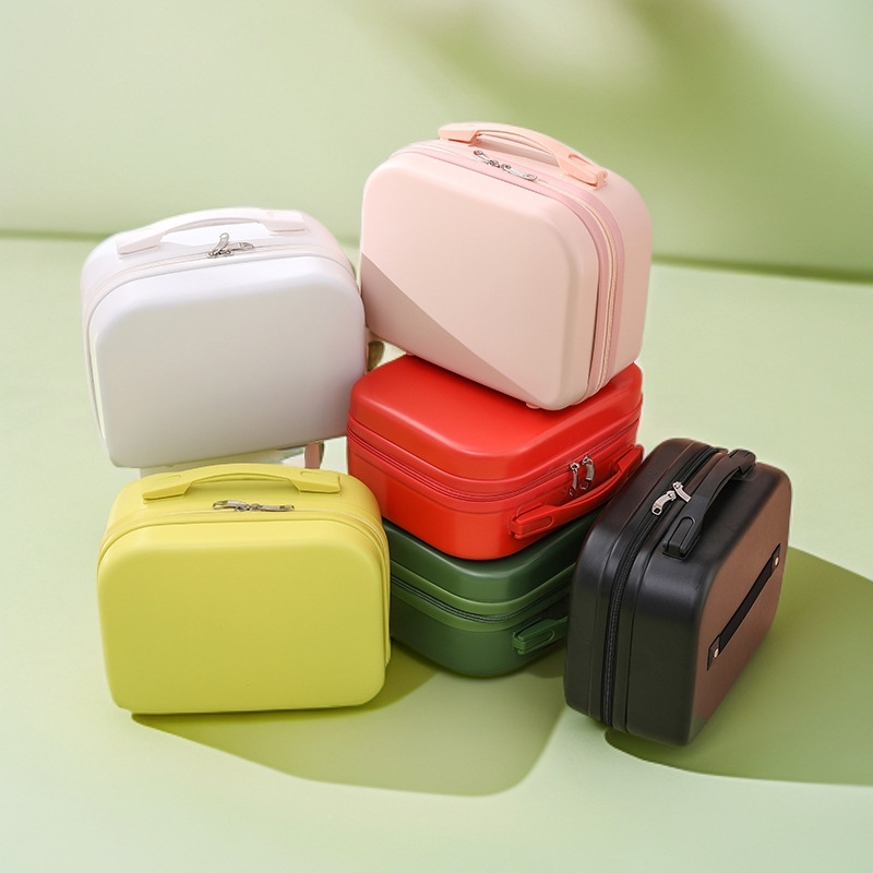 Small Cosmetic Case, Mini Suitcase, 14inch Suitcase Cosmetics Bag, Portable Travel Password Box, Customized Logo Small Cosmetic Case, Mini Suitcase, 14inch Suitcase Cosmetics Bag, Portable Travel Password Box, Customized Logo