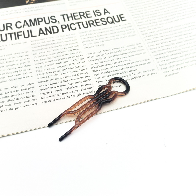 4구멍 카라멜색 7.5cm