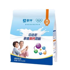 蒙牛普袋中高年多次元高カルシウム粉ミルク400g/袋栄養朝食調合飲料25g * 16条