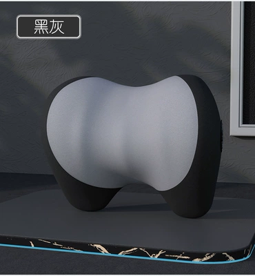 Neck Pillow, Factory Direct Sale — Headrest - p080-black-and-gray-headrest