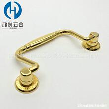 锌合金大拉手 木盒五金配件 木箱拉手金属提手 包装盒礼品箱把手