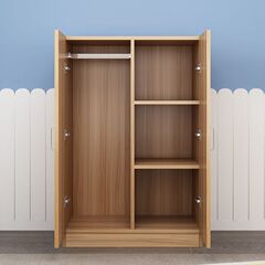 经济型衣柜家用卧室现代简约出租房用实木质简易组装收纳储物柜子