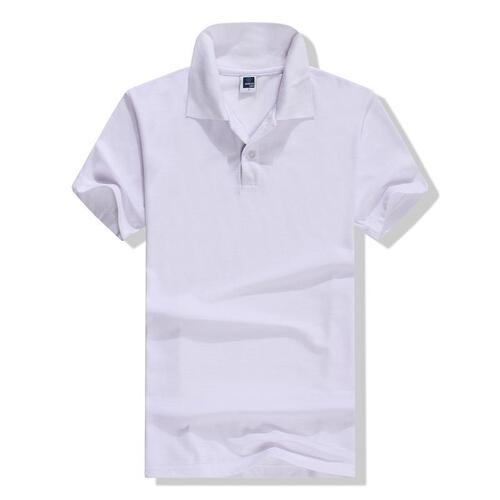 Polo shirt customization 220g collar short-sleeved workwear custom printed LOGO T-shirt solid color cultural shirt team-building clothing
