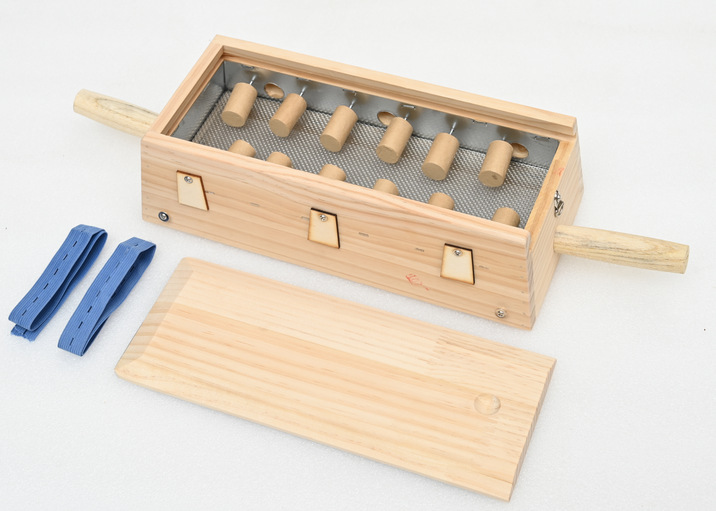 Wooden Moxibustion Box with Sliding Lid 12-Needle Column Home Moxa Therapy Device for Adults key features