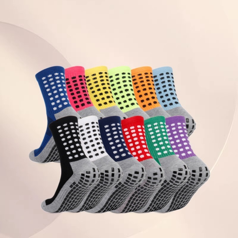Cross-border best-selling anti-slip football socks and yoga socks on Douyin, sizes 33-39