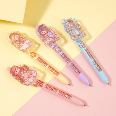 duga adds small mochi and presses the black gel pen with a high appearance and a high value for the account tool, the examination pen, the ballpoint pen, the quick-drying pen