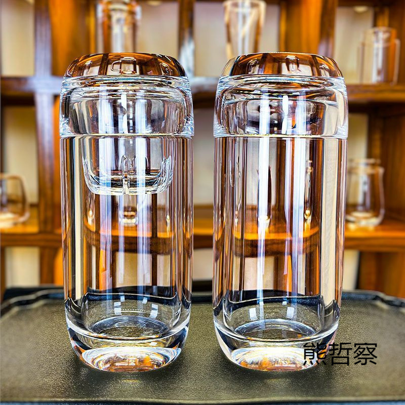 水晶茶漏三日月天然原鉱水晶杯蓋杯一杯両用事務杯茶具高級茶杯|undefined