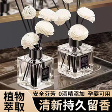 2024新款无火香薰薰衣草藤条藤球挥发家居香水抖音热卖款淡香香氛