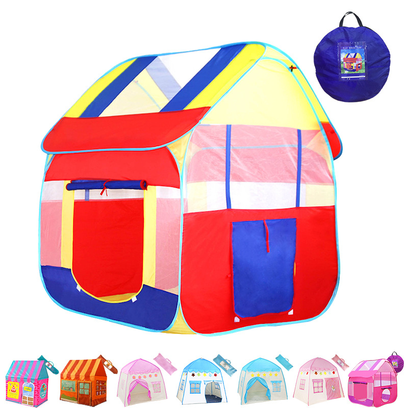 Factory children's indoor outdoor travel tent children's tent house game toy house automatic pop-up folding model
