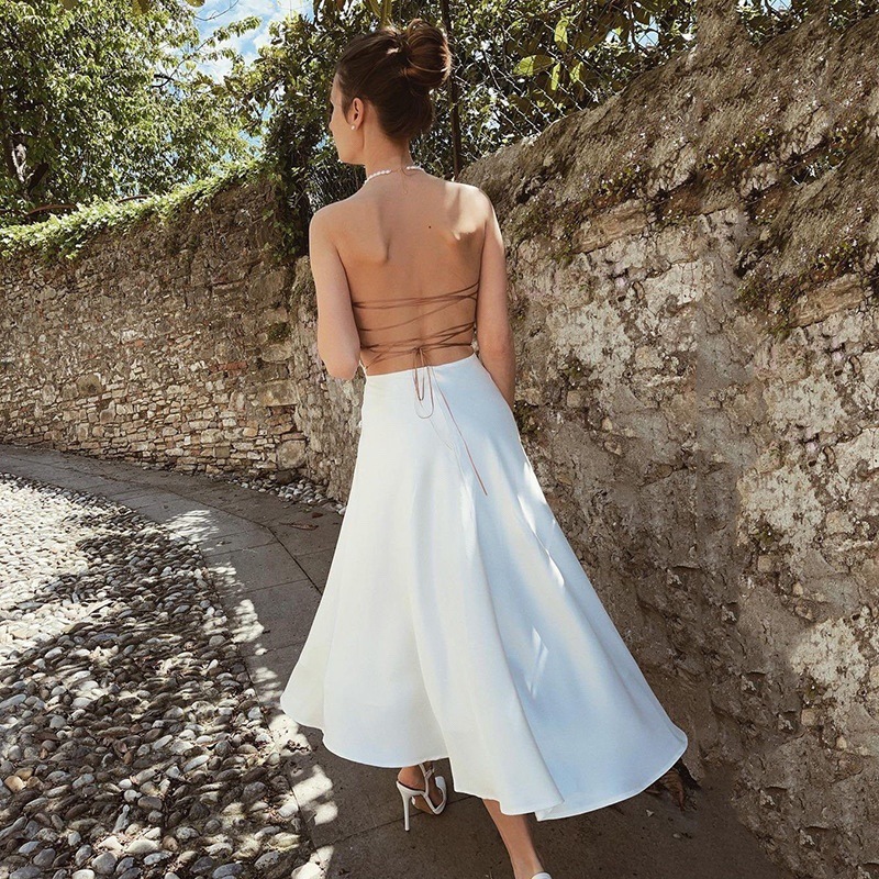 Backless High-Slit Dress