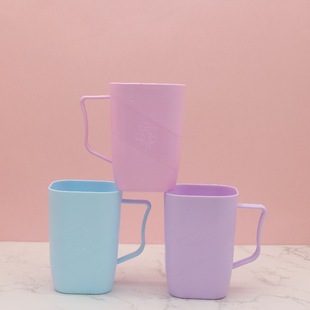 Irregular Dopamine Gargle Cup Dormitory Household Plastic Gargle Cup Anti-fall Durable Solid Color Large Capacity Brush Cup