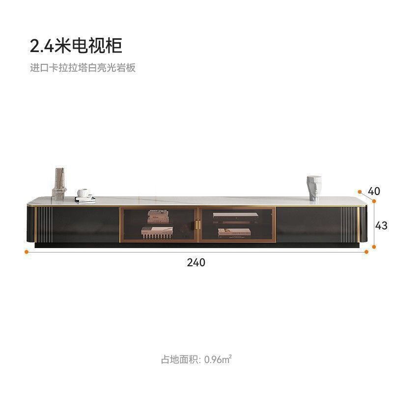 岩板功夫泡茶茶几家用客厅茶台一体轻奢现代多功能茶几电视柜组合|undefined