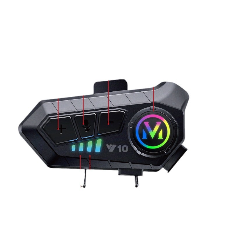 Casco de los auriculares Bluetooth